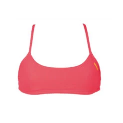 Bandeau Play Haut De Maillot Femme Arena 2 Pièces Fluo Red Yellow Star