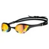 Arena Cobra Ultra Mirror Swipe Yellow Copper BLACK Indoor -Boutique Natation cobra ultra mirror swipe black indoor