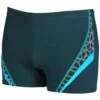 Arena Maillot De Bain Homme - Microcarbonite - Shadow Grey Turquoise -Boutique Natation homme microcarbonite turquoise