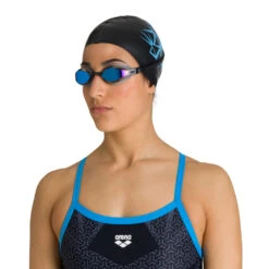 Arena Lunettes AIR-SPEED MIRROR Blue Silver -Boutique Natation lunettes air speed mirror blue silver 4