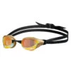 Arena Lunettes COBRA CORE SWIPE MIRROR YELLOW COPPER Gold -Boutique Natation lunettes cobra core swipe mirror yellow copper gold
