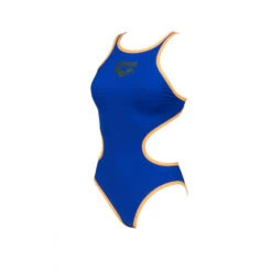 Maillot De Bain Femme Arena One Biglogo Neon Blue Orange