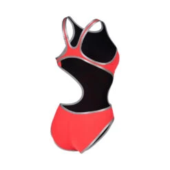 Maillot De Bain Femme Arena One Biglogo Red Silver -Boutique Natation maillot de bain femme arena one biglogo red 2