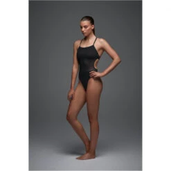 FUNKITA Maillot De Bain Femme Banded Mesh Up Still Black 8 FUNKITA Maillot De Bain Femme Banded Mesh Up Still Black -Boutique Natation maillot de bain femme banded mesh up still black 2