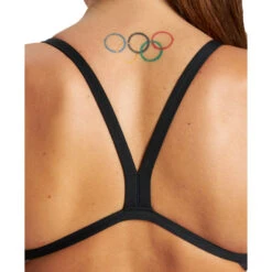 Arena Maillot De Bain Femme Earth Texture Black Multi Challenge Back -Boutique Natation maillot de bain femme earth texture challenge back 4