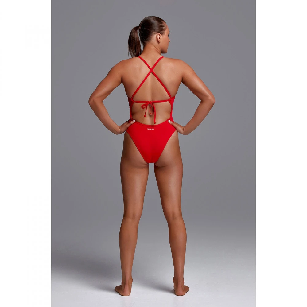 FUNKITA Maillot De Bain Femme - Fire Noeud Dans Le Dos 4 FUNKITA Maillot De Bain Femme - Fire Noeud Dans Le Dos – Image 2