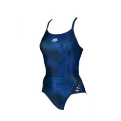 Arena Maillot De Bain Femme Iconic Superfly Back Navy Space Blue Multi -Boutique Natation maillot de bain femme iconic superfly back navy space blue multi 3