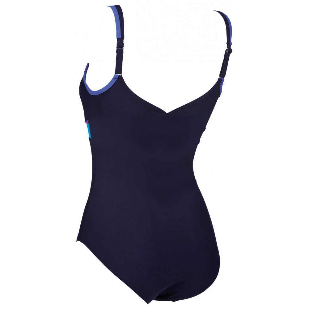 Arena Maillot De Bain Femme - MOVY WING BACK Navy Turquoise 4 Arena Maillot De Bain Femme - MOVY WING BACK Navy Turquoise – Image 2
