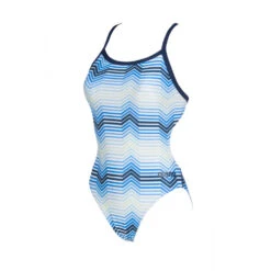 Arena Maillot De Bain Femme Multicolor Stripes Navy Multi