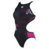 Arena Maillot De Bain Femme One Debug Black Multi -Boutique Natation maillot de bain femme one debug black multi