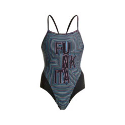 FUNKITA Maillot De Bain Femme - Single Strap Use Your Illusion -Boutique Natation maillot de bain femme single strap use your illusion 2