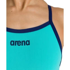 Arena Maillot De Bain Femme - Solid Light Tech - Mint Navy -Boutique Natation maillot de bain femme solid light tech mint navy 5