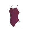 Arena Maillot De Bain Femme - Solid Light Tech - Red Wine -Boutique Natation maillot de bain femme solid light tech red wine