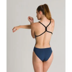 Arena Maillot De Bain Femme - Solid Light Tech - Shark Black -Boutique Natation maillot de bain femme solid light tech shark black 2