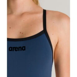 Arena Maillot De Bain Femme - Solid Light Tech - Shark Black -Boutique Natation maillot de bain femme solid light tech shark black 3