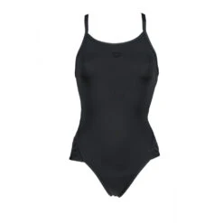 Arena Maillot De Bain Femme Team Stripe Black Black -Boutique Natation maillot de bain femme team stripe black black 2