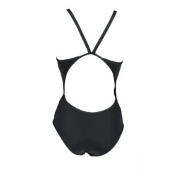 Arena Maillot De Bain Femme Team Stripe Black Black -Boutique Natation maillot de bain femme team stripe black black 3