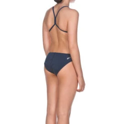 Arena Maillot De Bain Fille - Solid Light Tech Junior Navy -Boutique Natation maillot de bain fille solid light tech junior navy 2
