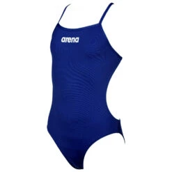 Arena Maillot De Bain Fille - Solid Light Tech Junior Navy -Boutique Natation maillot de bain fille solid light tech junior navy 4