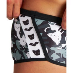 Arena Maillot De Bain Homme Crazy Camo Cats Black White Multi -Boutique Natation maillot de bain homme crazy camo cats black white multi 3