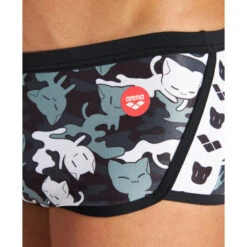 Arena Maillot De Bain Homme Crazy Camo Cats Black White Multi -Boutique Natation maillot de bain homme crazy camo cats black white multi 4