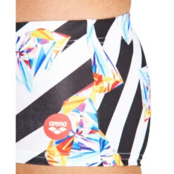 Arena Maillot De Bain Homme - Crazy Diamonds Low Waist Short Black White Multi -Boutique Natation maillot de bain homme crazy diamonds low waist short black white multi 3