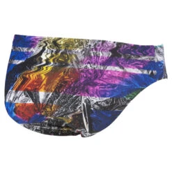 Arena Maillot De Bain Homme Iridiscent Stripe Brief Black Multi -Boutique Natation maillot de bain homme iridiscent stripe brief black multi 1