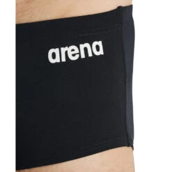 Arena Maillot De Bain Homme - Solid Squared Short Black White -Boutique Natation maillot de bain homme solid squared short black white 3