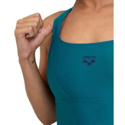 Maillot Femme Arena Solid Swimsuit Control Pro Deep Teal -Boutique Natation maillot femme arena solid swimsuit control pro deep teal 5