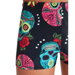Maillot Junior Short Crazy Skulls Carnival Black Multi 11 Maillot Junior Short Crazy Skulls Carnival Black Multi -Boutique Natation maillot junior short crazy skulls carnival black black multi 3