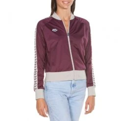 Boutique Natation -Boutique Natation veste icons femme relax iv team red wine grey 1